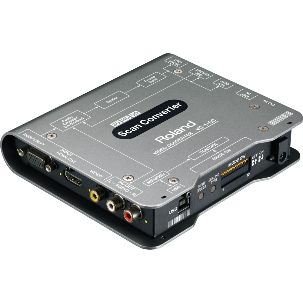 siguiente camión Descomponer Roland VC-1-SC Conversor HDMI/RGB/Compuesto a SDI/HDMI