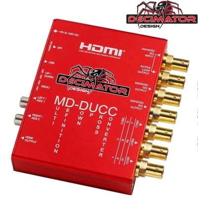 Decimator MD-DUCC Conversor y escalador SDI a analógico y HDMI