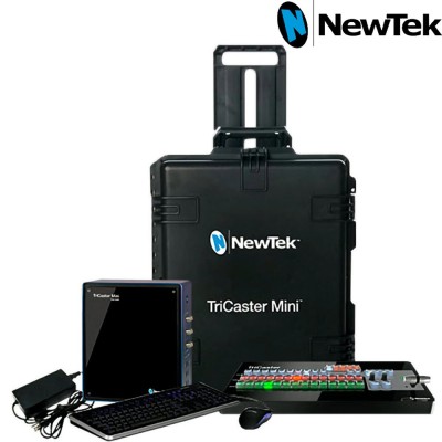 NewTek TriCaster Mini Advanced HD-4 SDI Bundle - Mezclador Vídeo NDI y SDI