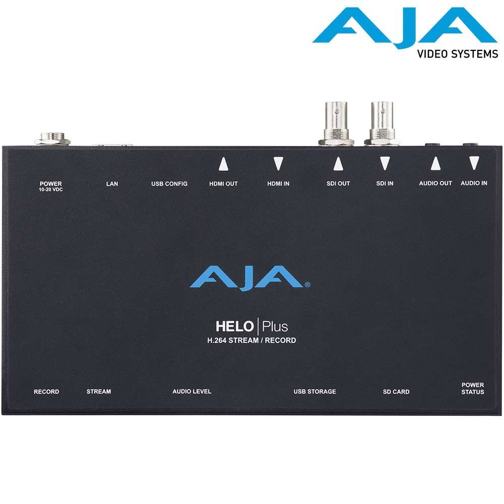 AJA HELO Plus - Codificador y Grabador de Streaming H.264
