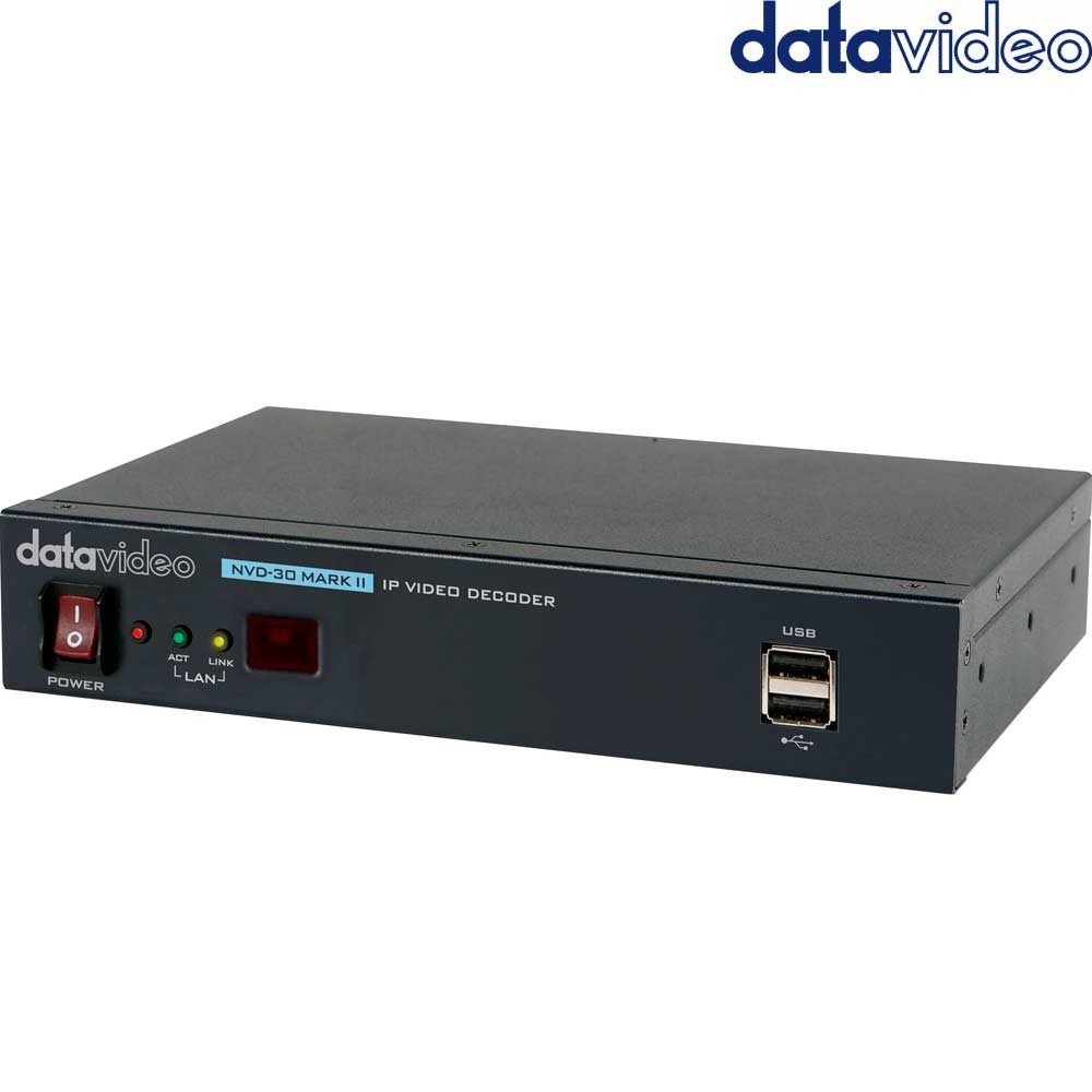 salario Frotar ~ lado Datavideo NVD-30 Mark II - Decodificador de Video IP - Avacab