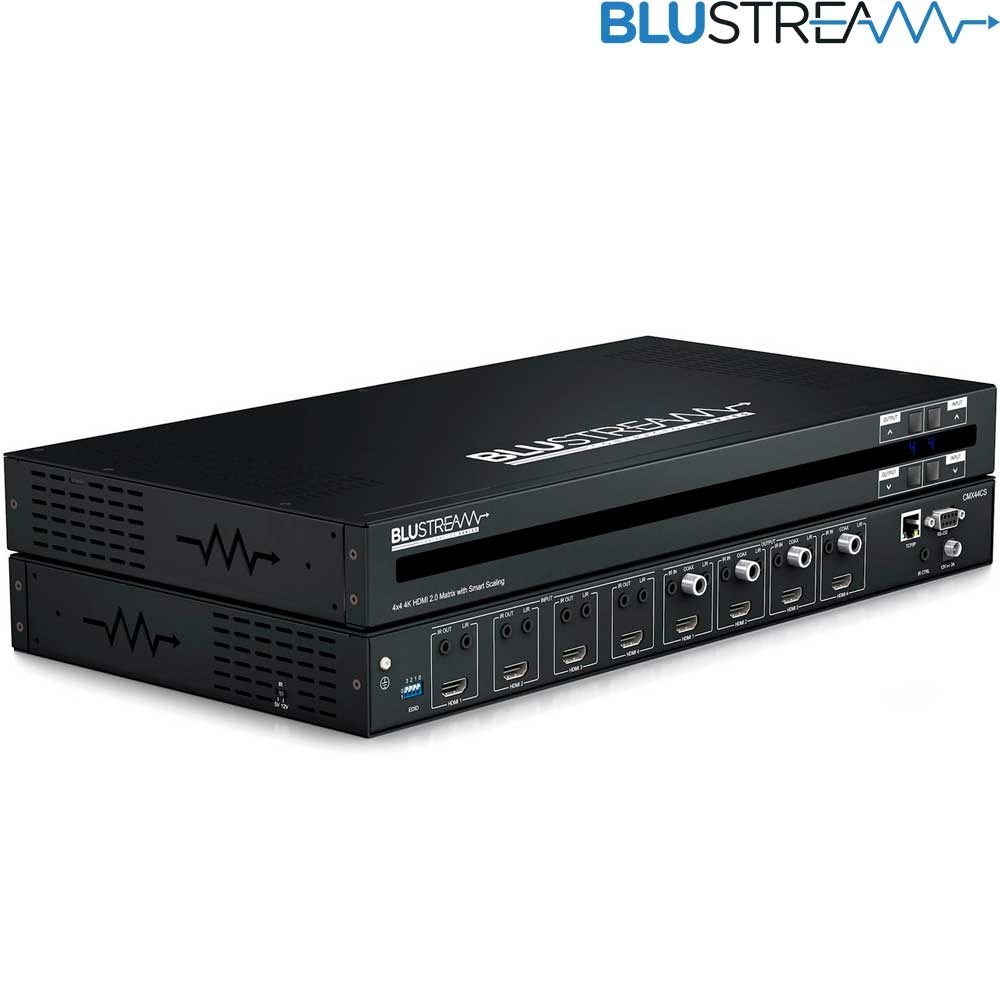 Bore Indvandring klaver Blustream CMX44CS 4x4 HDMI Matrix with Separate Audio - Avacab