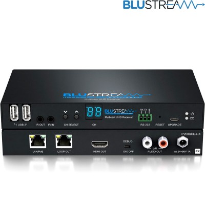 Blustream IP200UHD-RX - UHD Video over IP Receiver - Avacab
