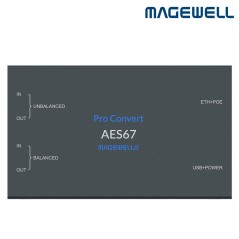 Magewell Pro Convert AES67 - Analogue Audio Interface to AES67 NDI and SRT