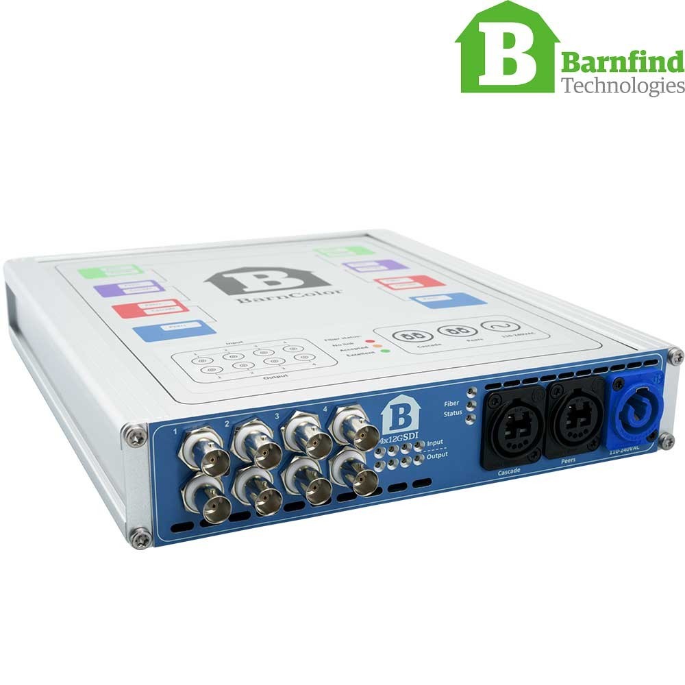 BARNFIND BarnColor 12G-SDI - 4x 12G-SDI Transmitter over one Optical Fibre