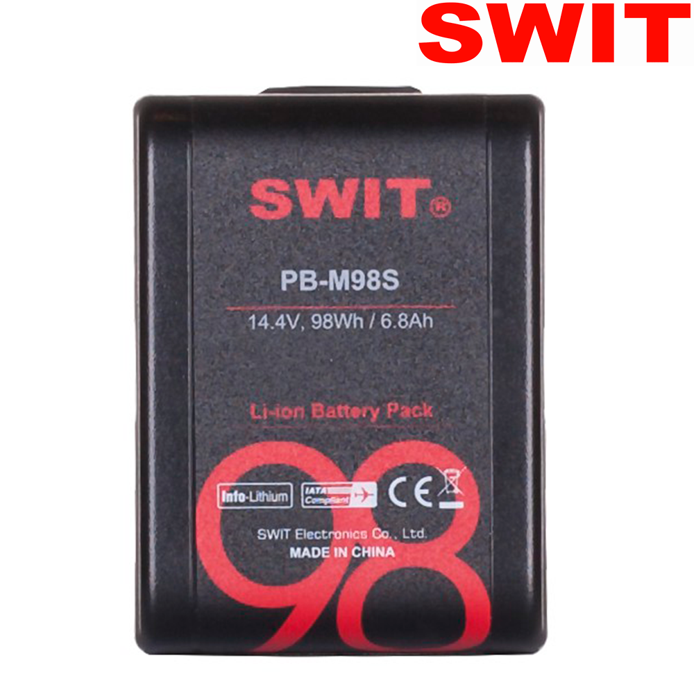 Swit PB-M98S - Batería de bolsillo 14.4V 98Wh V-mount