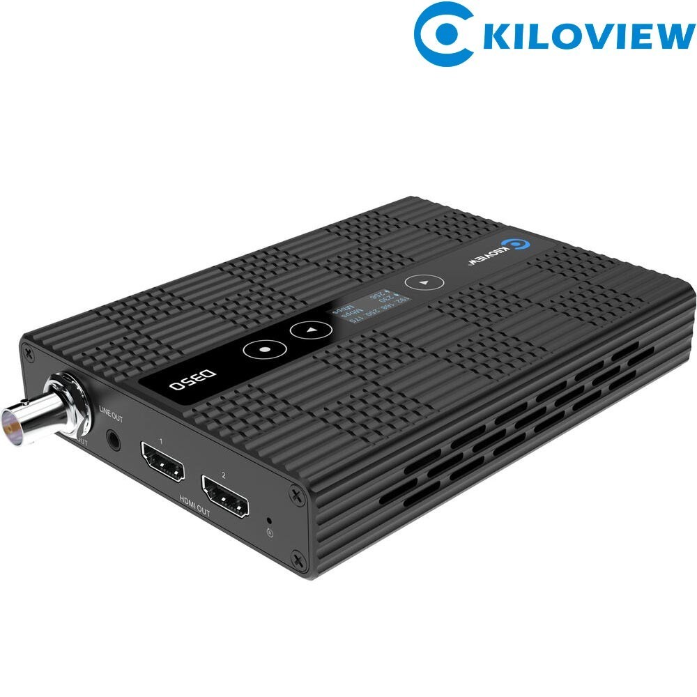 Kiloview D350 H.264 and H.265 4K Decoder