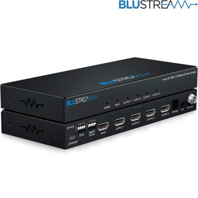 Blustream SP14CS - 4K HDMI 1x4 Splitter with separate audio