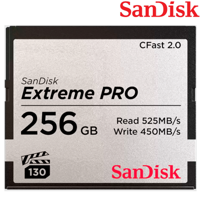 SanDisk Extreme PRO CFast 2.0 - Tarjeta CFast de 256GB