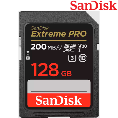 Sandisk Extreme Pro UHS I - 128GB SDXC Target