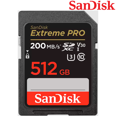 Sandisk Extreme Pro UHS I - Tarjeta SD 512 GB