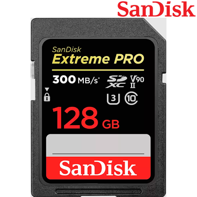 SanDisk Extreme Pro UHS II - 128GB SD Target