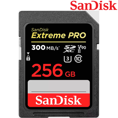 SanDisk Extreme Pro UHS II - 256GB SD Target