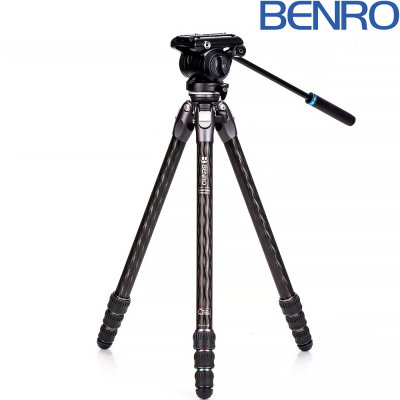 Benro TTOR24CLVS4PRO - Carbon fiber tripod kit up to 8.8 lbs