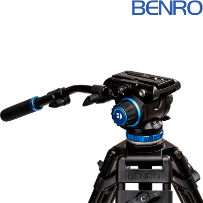 Benro S6PRO - Rótula de vídeo de base plana hasta 6 Kg