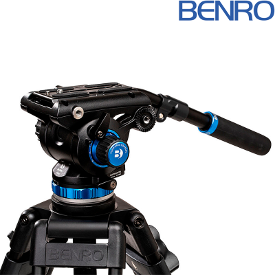 Benro S6PRO - Rótula de vídeo de base plana hasta 6 Kg