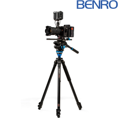 Benro A2573FS6PRO - Single tube aluminum tripod kit up to 13.2 lb