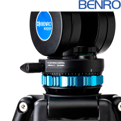 Benro KH25P Kit de cabeza de vídeo y trípode hasta 5kg