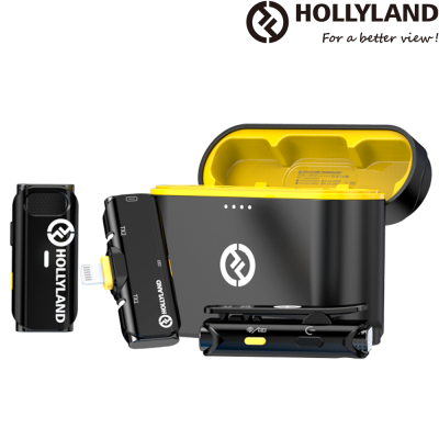 Hollyland Lark C1 Duo - Kit de 2 Micrófonos Inalámbricos para móviles