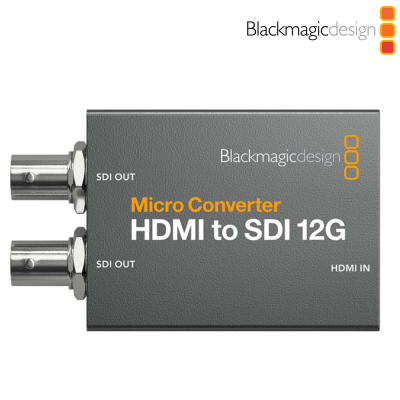 Blackmagic Micro Converter HDMI to SDI 12G - 4K HDMI to SDI Converter (With PS)
