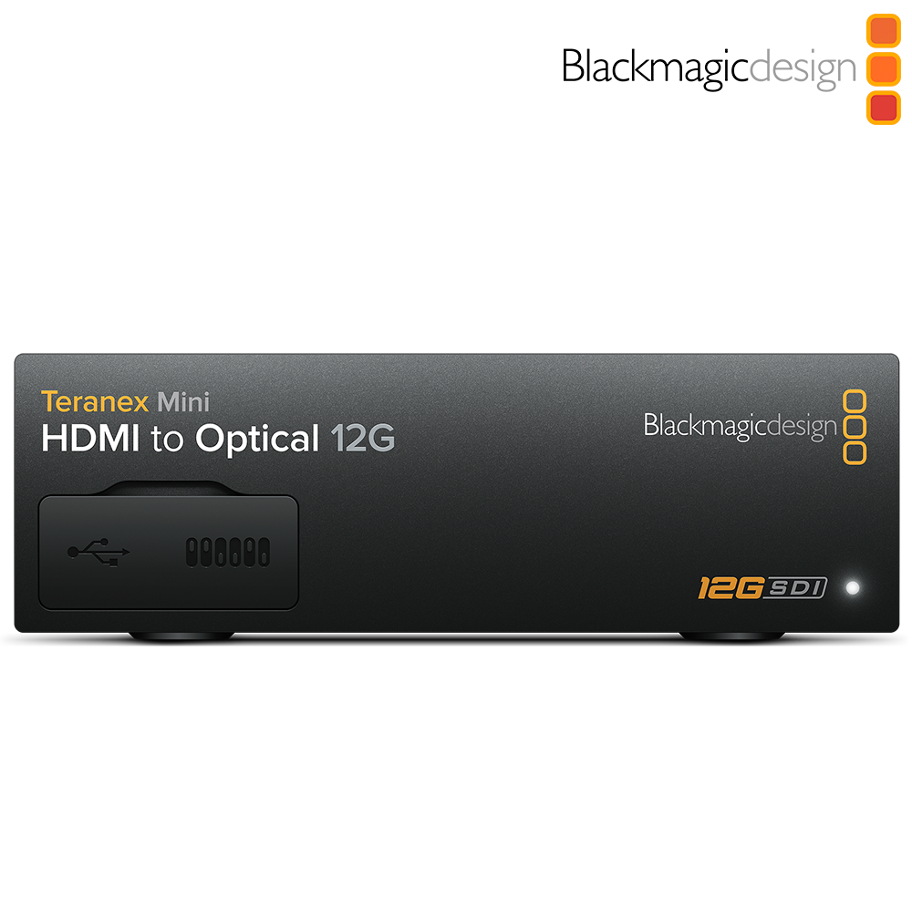 Blackmagic Teranex Mini HDMI to Optical 12G Transmisor HDMI fibra