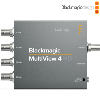 Blackmagic MultiView 4 HD - Multipantalla 4 fuentes SD y HD