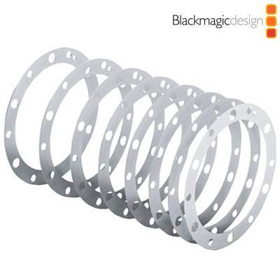 Blackmagic PL Mount Shim Kit - Set 8 anillos adaptadores