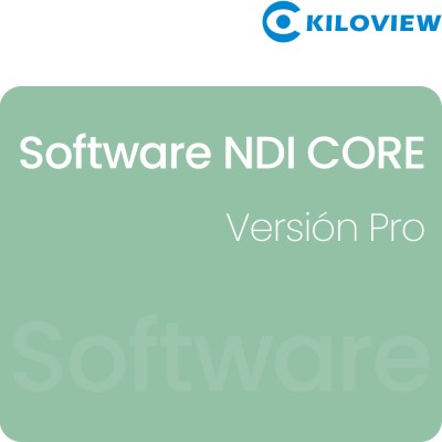 Kiloview NDI CORE Software Pro- Ilimitadas entradas y salidas NDI