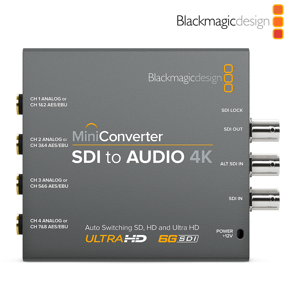 Blackmagic Mini Converter SDI a Audio 4K