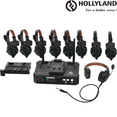 Hollyland Solidcom C1 PRO - 8S HUB - Intercom Inalámbrica Full-Dúplex 350m