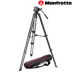 MANFROTTO MK500AM Twin-tube tripod with fluid video head