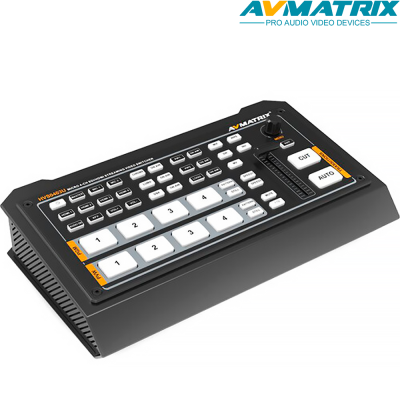 AV Matrix HVS0403U - Mezclador de video SDI/HDMI 4 entradas