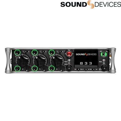 Sound Devices 833 | 8 CH Multitrack Mixer and Recorder