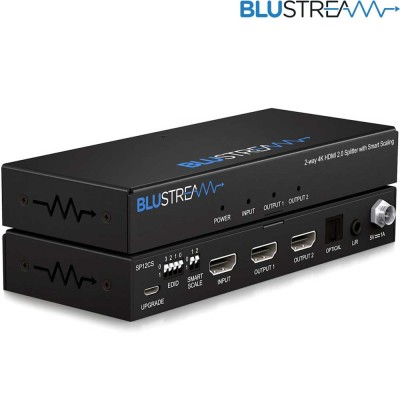 Blustream SP12CS HDMI 2.0 HDCP 2.2 bidirectional splitter with Scaler