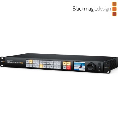 Blackmagic Videohub 10x10 12G - Matriz de Vídeo SDI 12G