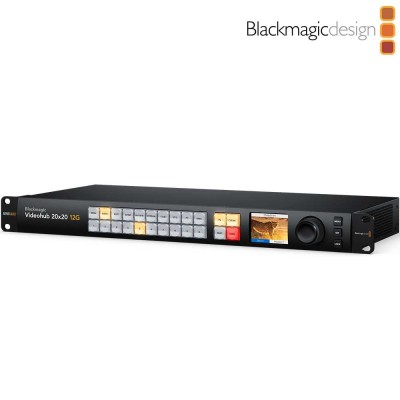 Blackmagic Videohub 20x20 12G - 12G SDI Video Matrix Switcher