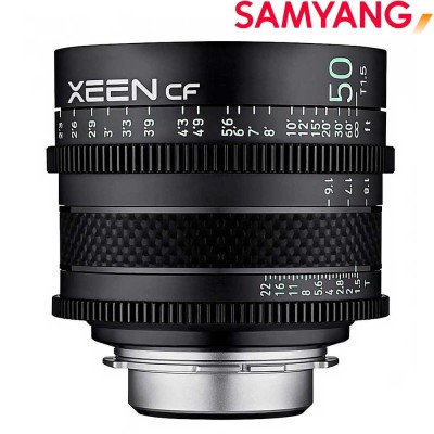 Samyang XEEN CF 50MM T1.5 - Objetivo de Cine 8K en fibra carbono
