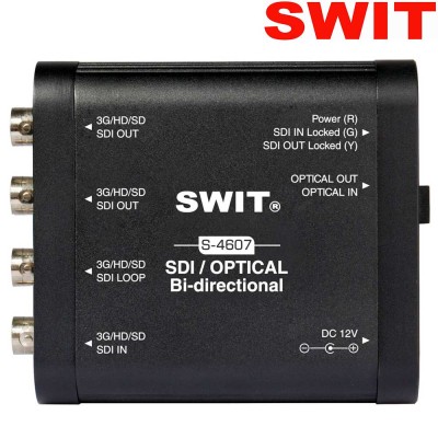 SWIT S-4607 Conversor Bidireccional Optico SDI - Avacab