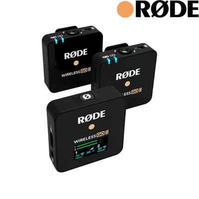 Rode Wireless Go II Dual - Sistema de Micrófono inalámbrico Digital