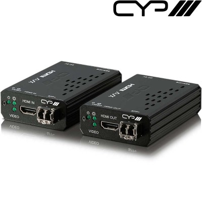 CYP AVX-101F KIT - Kit transmisión HDMI 4K HDR por Fibra óptica