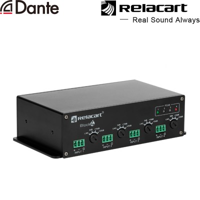 Relacart Block4 - Dante Audio Converter