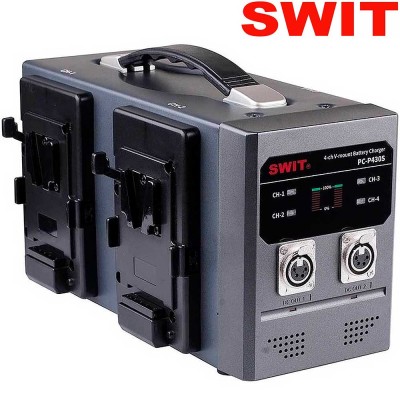 Swit PC-P430S Simultaneous 4 V-mount fast charger