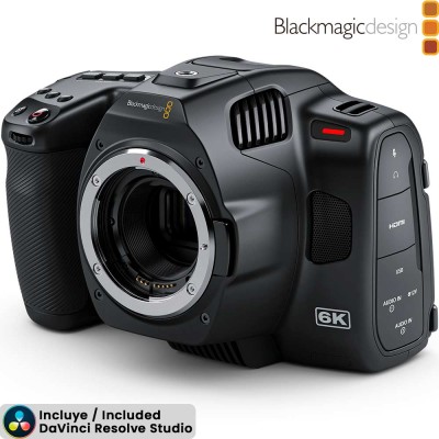 Blackmagic Pocket Cinema Camera 6K Pro - 6K Cinema Camera - DaVinci Resolve Included