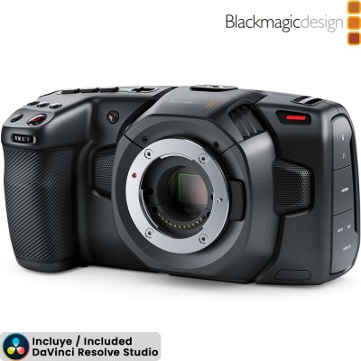 Blackmagic Pocket Cinema Camera 4K - Incluye DaVinci Resolve Studio