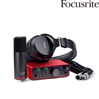 Focusrite Scarlett Solo Studio 4rd Gen - Set interfaz grabación USB