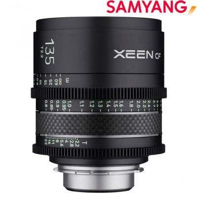Samyang XEEN CF 135MM T2.2 - Objetivo de cine fibra carbono 8K