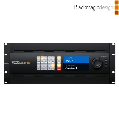 Blackmagic Videohub 80x80 12G - Matriz de Vídeo SDI 12G