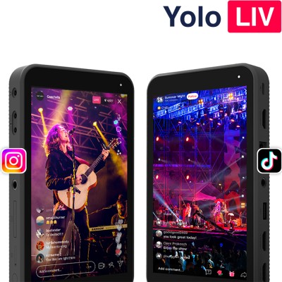 Yololiv Instream - 7" vertical monitor, recorder, mixer and encoder for streaming