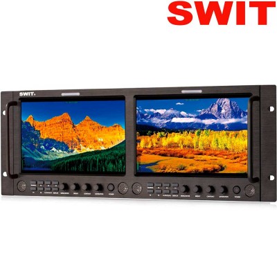 Swit M-1093H - 9" Dual monitor for rack