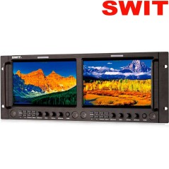 Swit M-1093H Monitor HD doble de 9" enracable